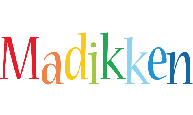Madikken birthday logo