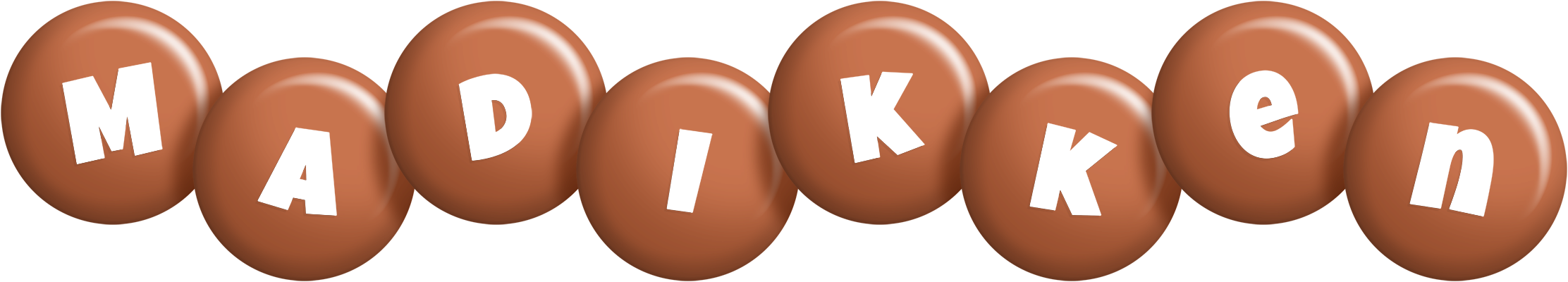 Madikken candy-brown logo