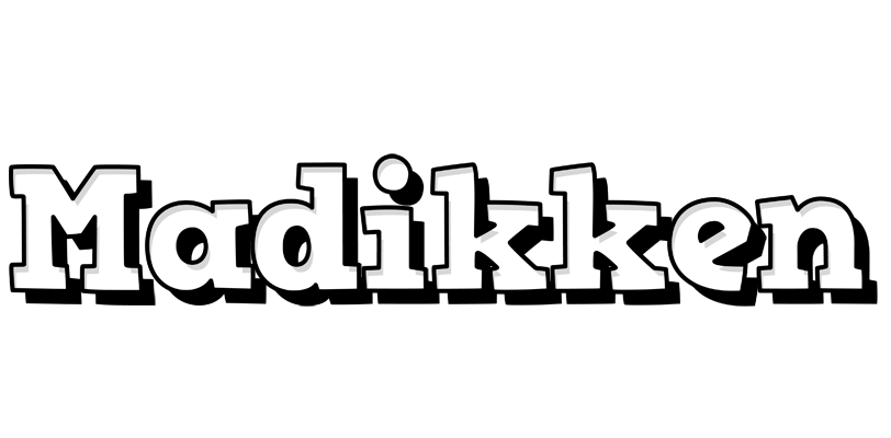 Madikken snowing logo