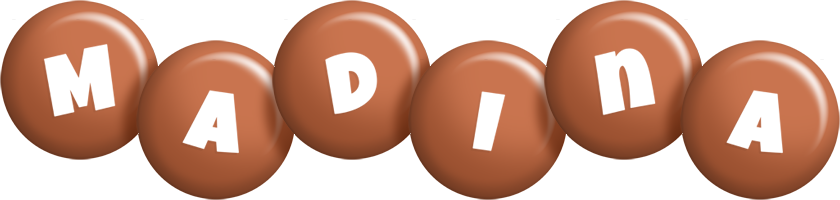 Madina candy-brown logo