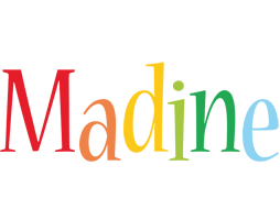 Madine birthday logo