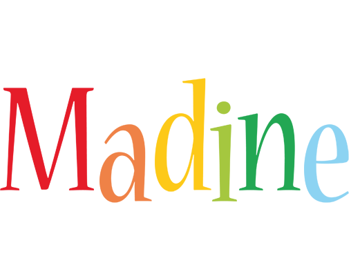 Madine birthday logo