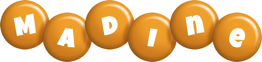 Madine candy-orange logo