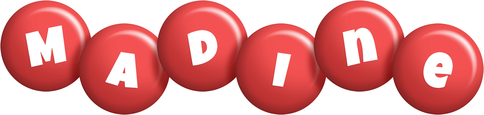 Madine candy-red logo