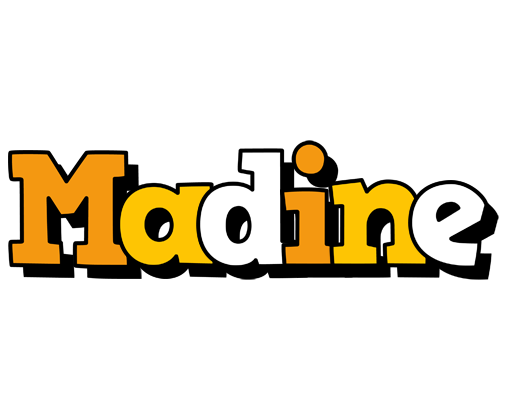 Madine cartoon logo