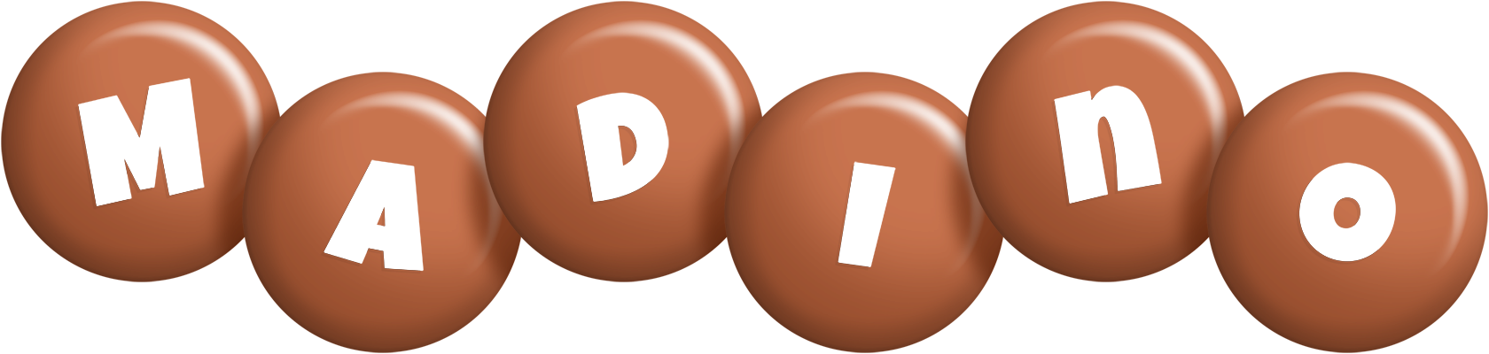 Madino candy-brown logo