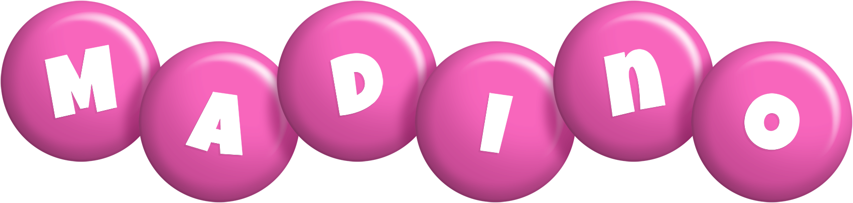 Madino candy-pink logo