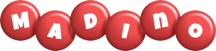 Madino candy-red logo