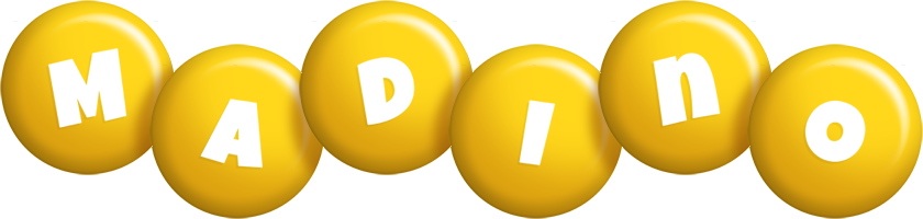 Madino candy-yellow logo
