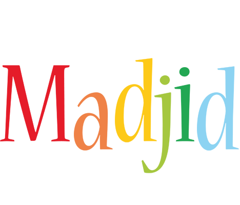 Madjid birthday logo