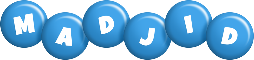 Madjid candy-blue logo