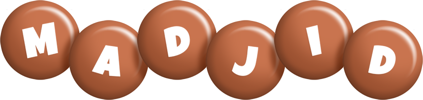 Madjid candy-brown logo