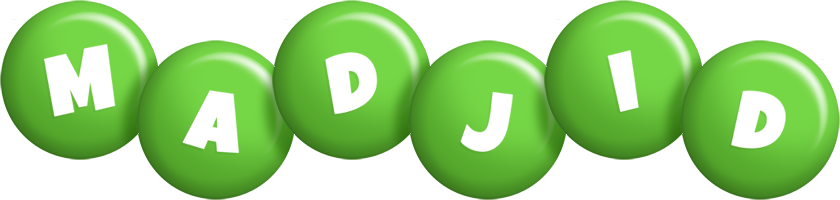 Madjid candy-green logo