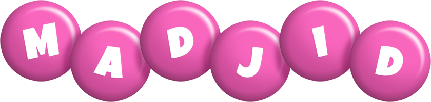 Madjid candy-pink logo