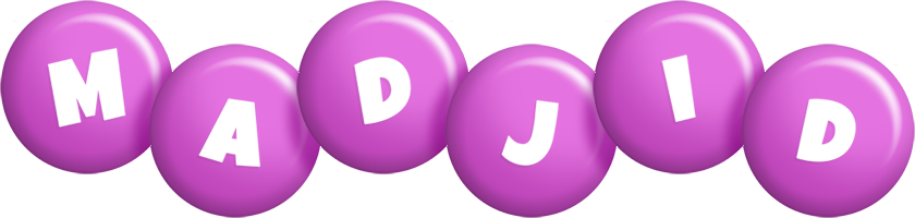 Madjid candy-purple logo