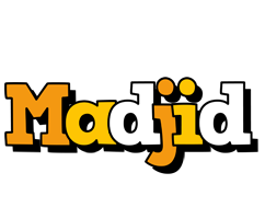 Madjid cartoon logo