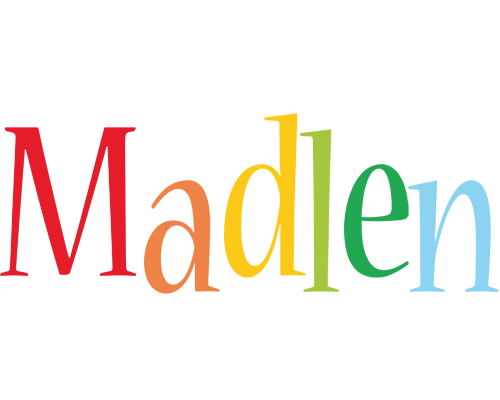 Madlen birthday logo