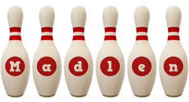 Madlen bowling-pin logo