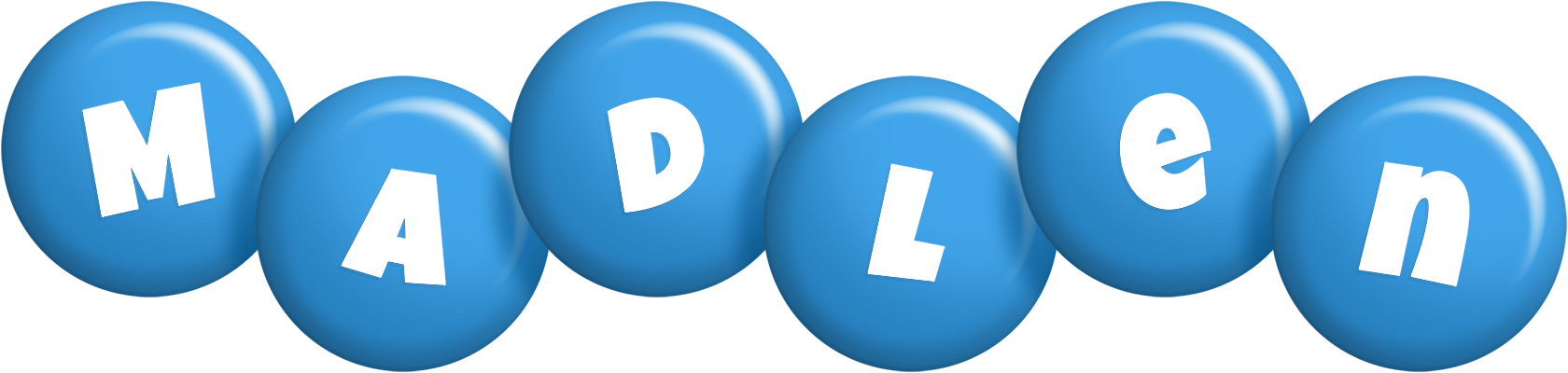 Madlen candy-blue logo