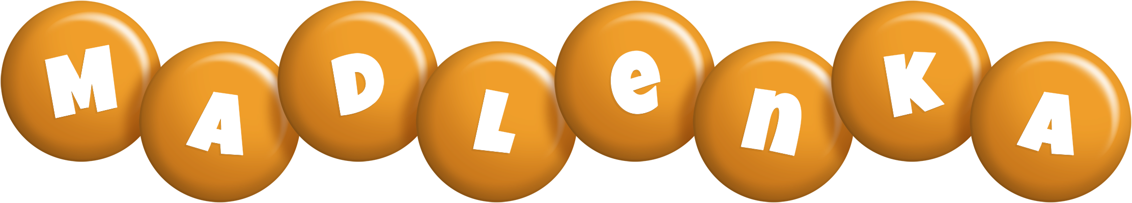 Madlenka candy-orange logo