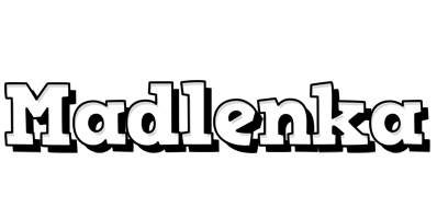 Madlenka snowing logo