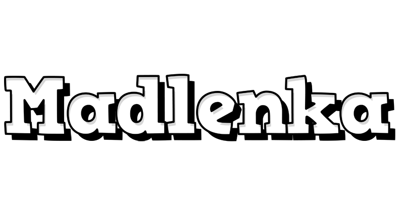 Madlenka snowing logo