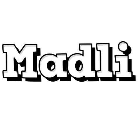 Madli snowing logo