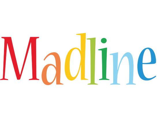 Madline birthday logo