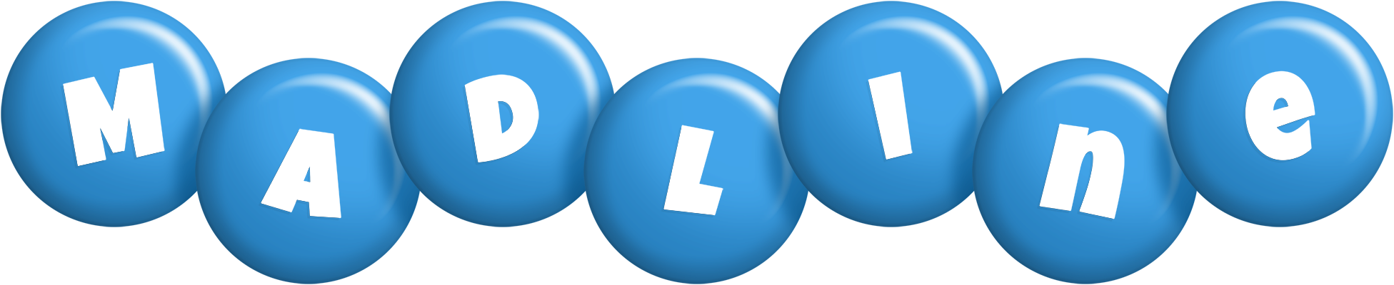 Madline candy-blue logo