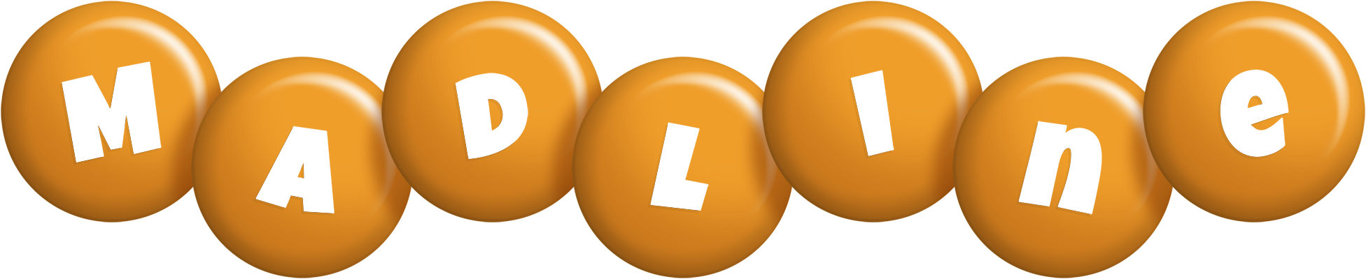 Madline candy-orange logo