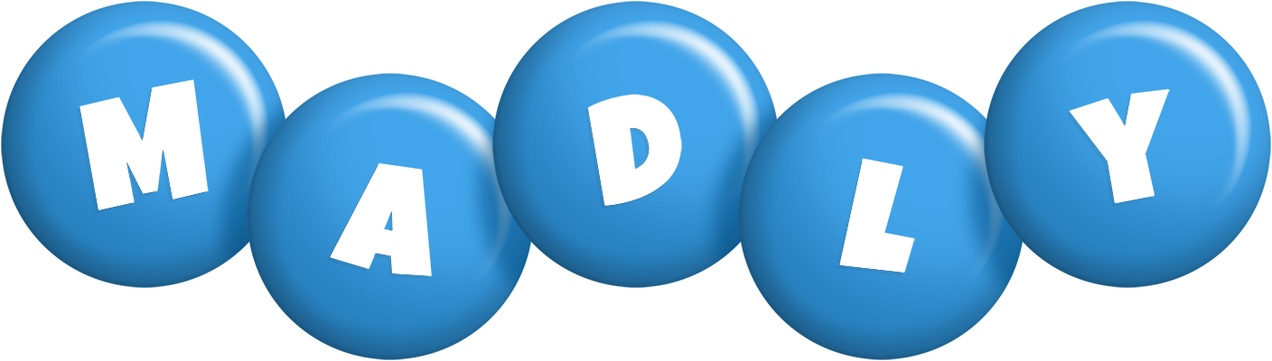 Madly candy-blue logo