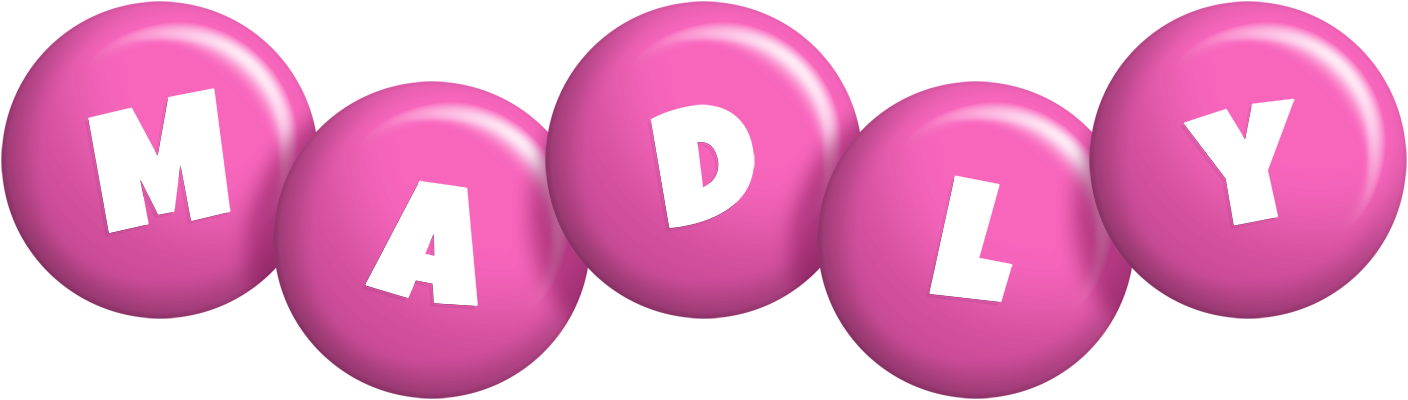 Madly candy-pink logo