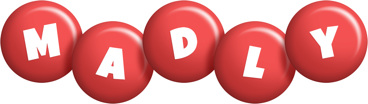 Madly candy-red logo