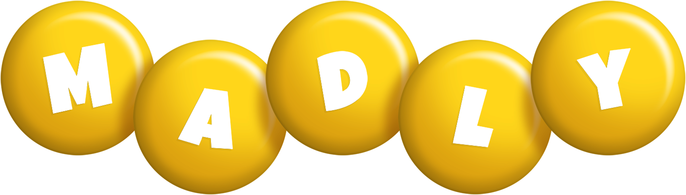 Madly candy-yellow logo