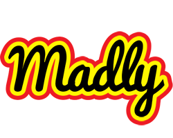 Madly flaming logo