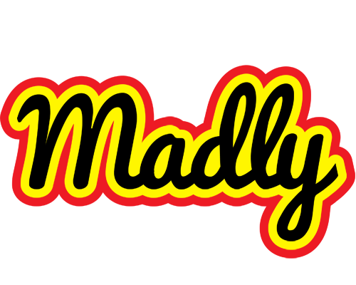 Madly flaming logo
