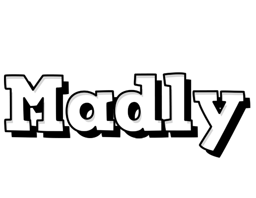 Madly snowing logo