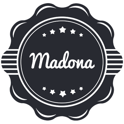 Madona badge logo
