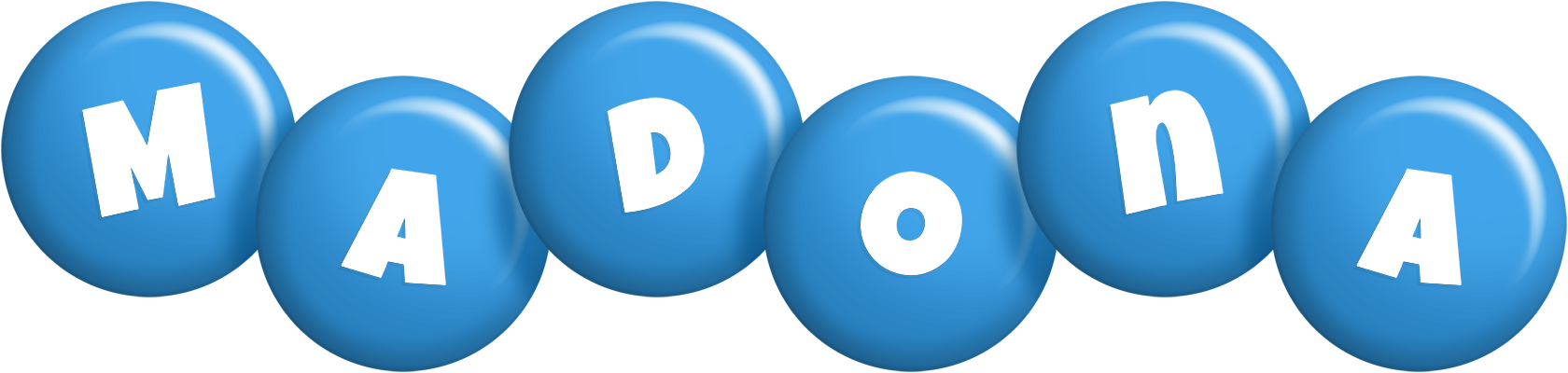 Madona candy-blue logo