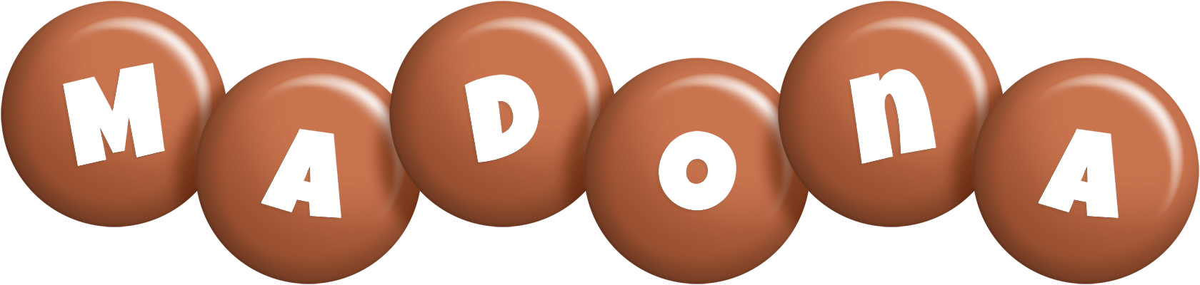 Madona candy-brown logo