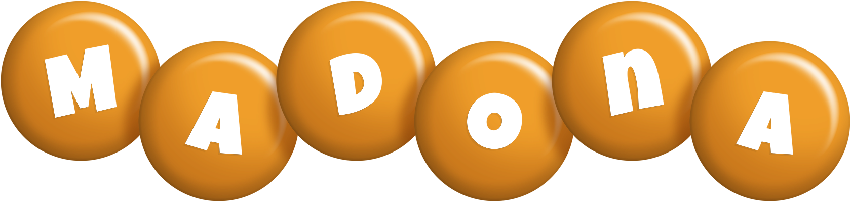 Madona candy-orange logo