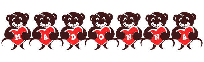 Madonna bear logo