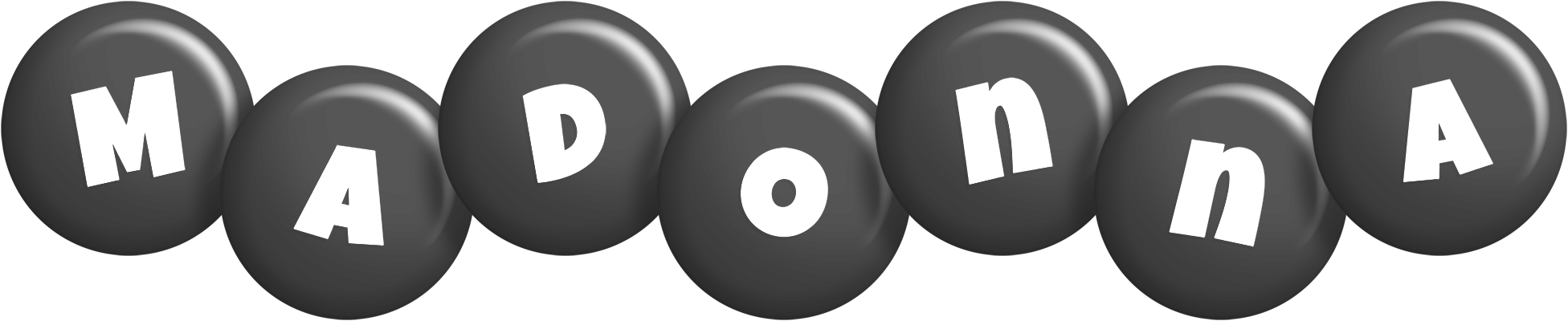 Madonna candy-black logo