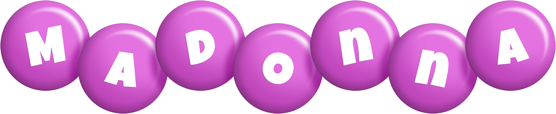 Madonna candy-purple logo