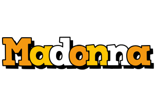Madonna cartoon logo