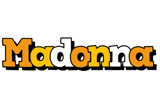 Madonna cartoon logo