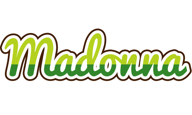 Madonna golfing logo