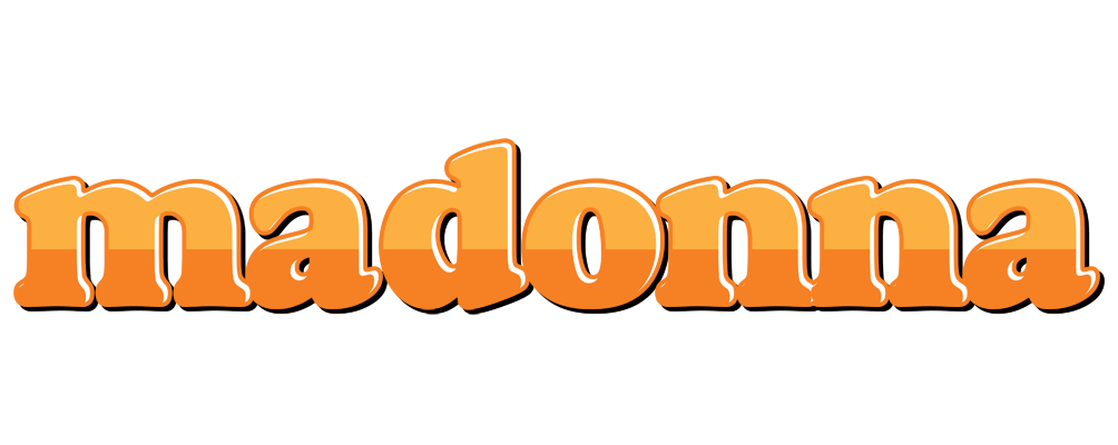 Madonna orange logo
