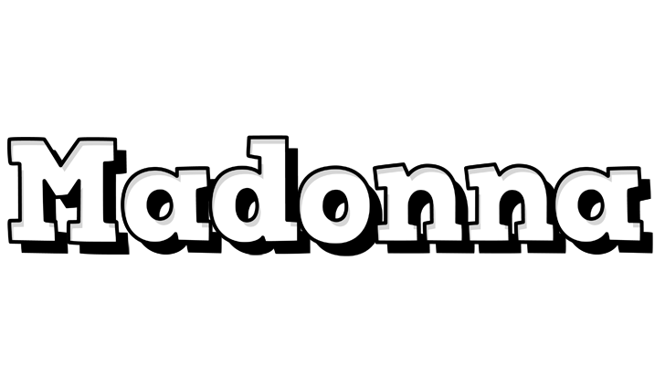 Madonna snowing logo