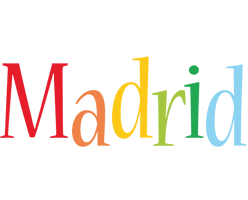 Madrid birthday logo